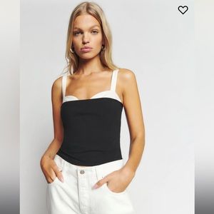REFORMATION Harlan knit top